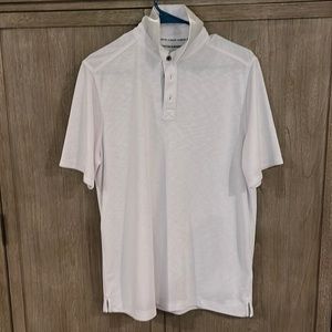 Johnston & Murphy Slub Polo Size M